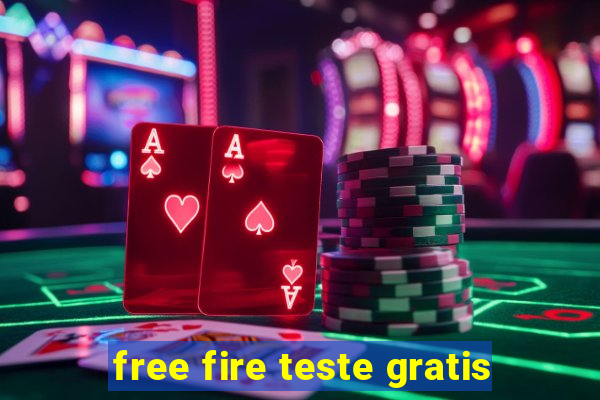 free fire teste gratis